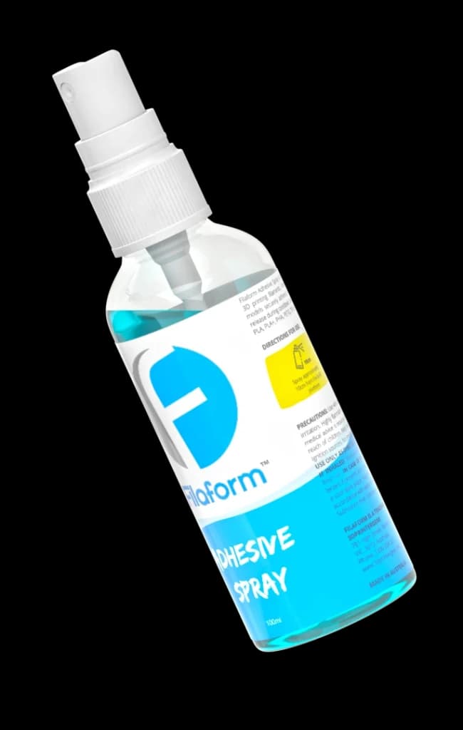 The back label of a Filaform Adhesive Spray bottle showing directions for use